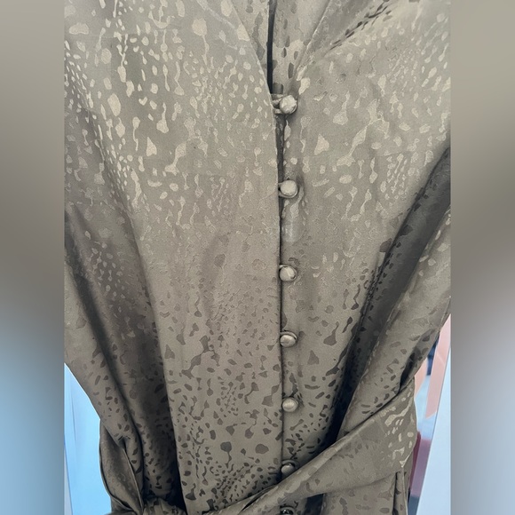 Intermix Private Label Natasha Belted Silk Mini Dress - Picture 4 of 6